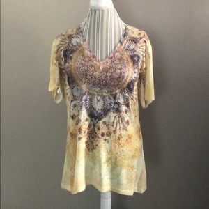 Beautiful embellished tee. Great condition!